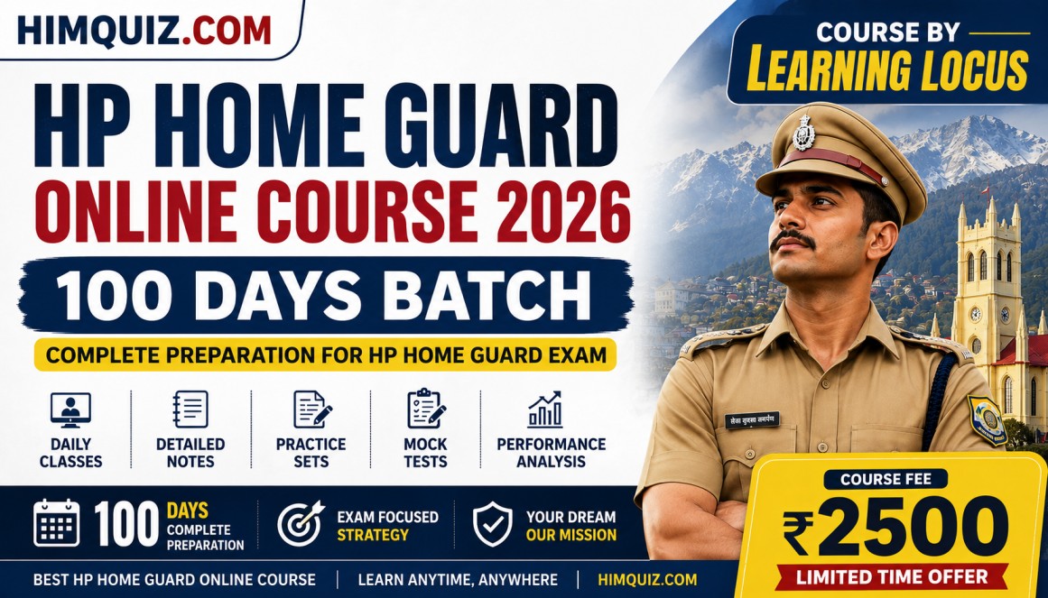 HP Police Constable Coaching 2026 – Online Course, Test Series & Complete Batch
