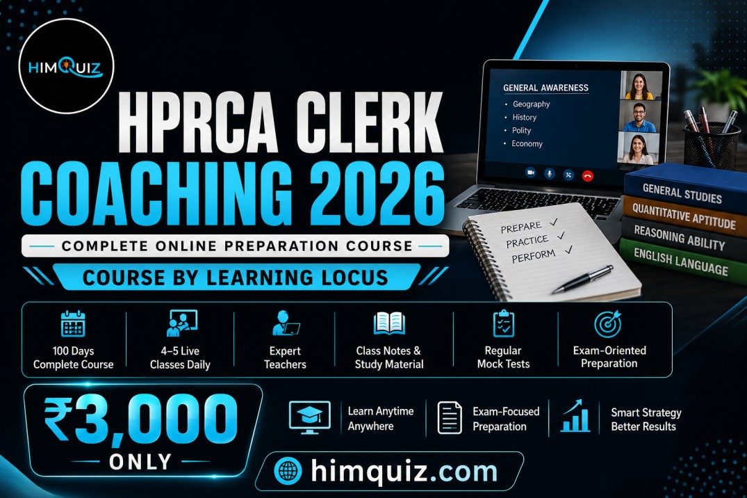 HPRCA Clerk Coaching 2026 – Online Course & Preparation | HimQuiz