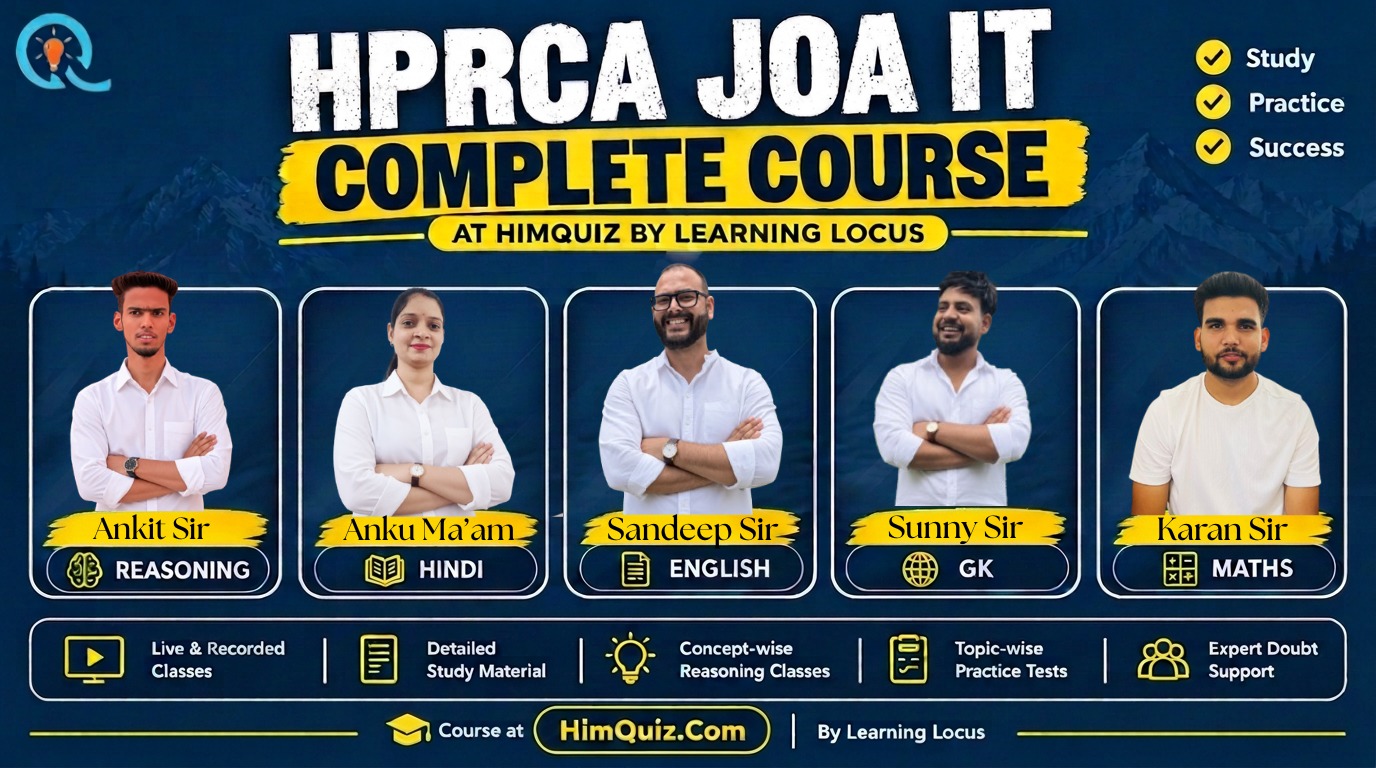 HPRCA JOA IT Course 2026 – Complete Exam Preparation